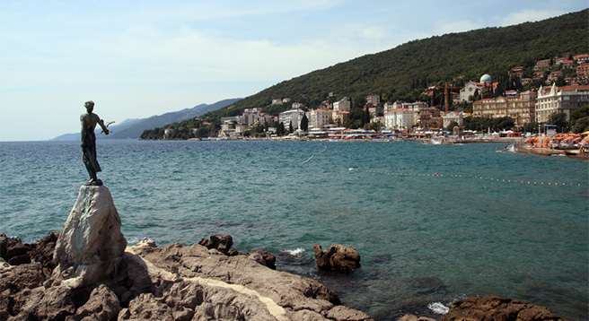 Opatija offers stunning vistas, great architecture and coffee houses well worth a visit. Not far from Rabac, it is great day trip. 